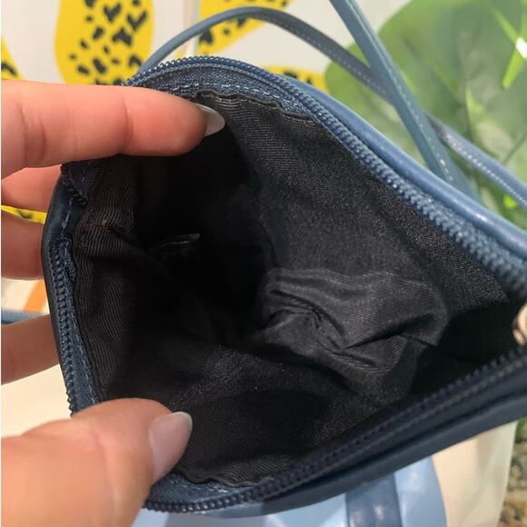 RARE Vintage COACH Distressed Striped Color Block Hobo Shoulder Bag w/ Wristlet - Picture 9 of 16